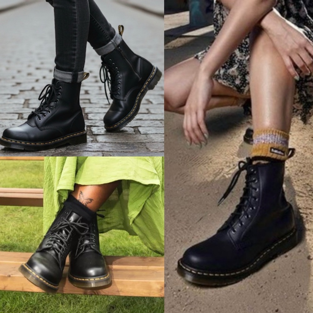 NWOB Women's Dr. Martens Zavala Boots, Black SZ. 8